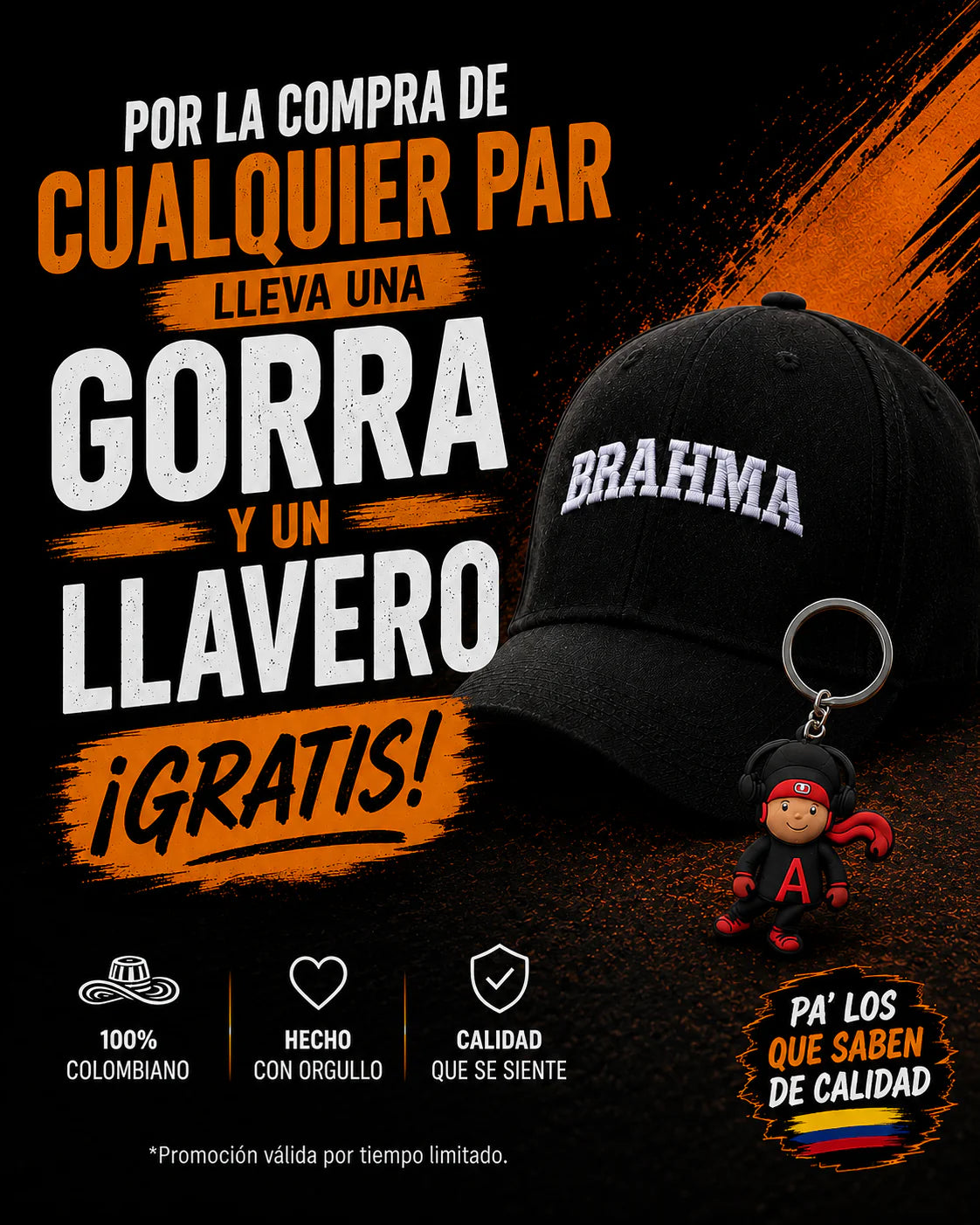 🔥 PROMO - Zapatos Brahma + Gorra Gratis 🎁